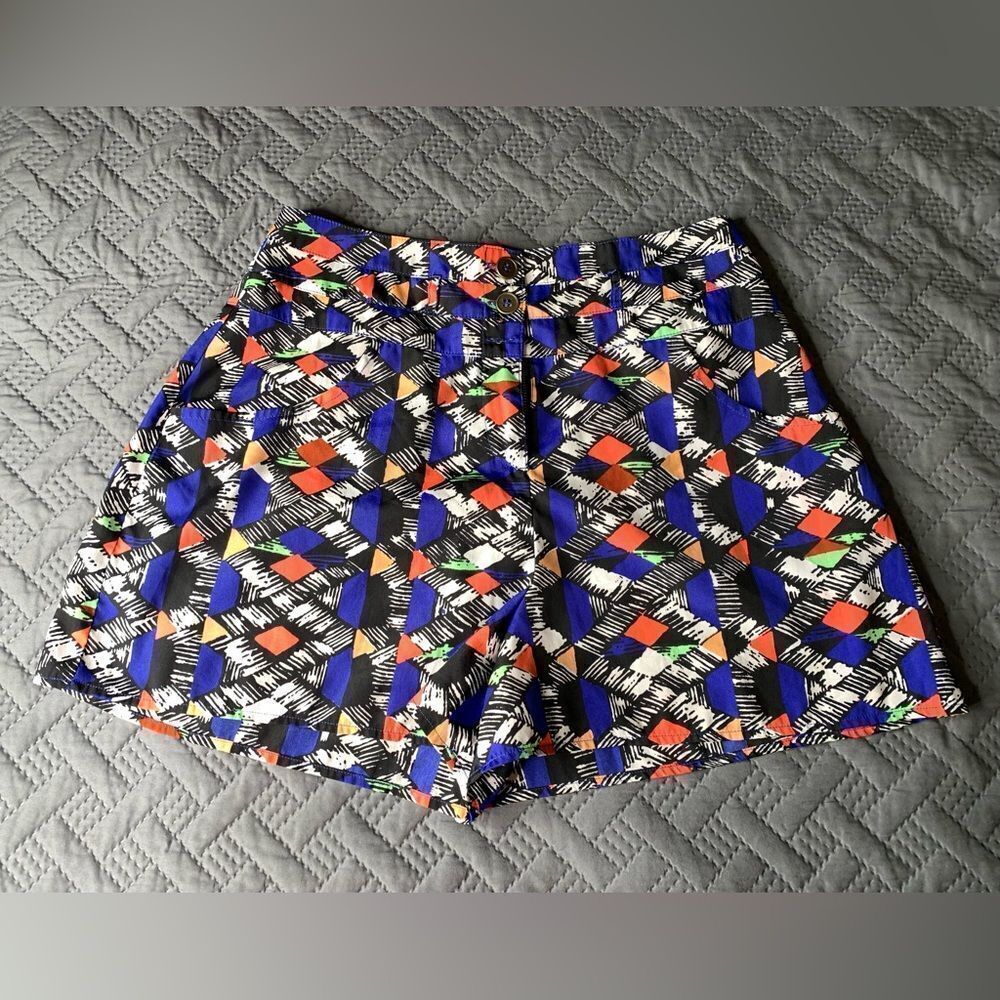 Fire Los Angeles Multicolor High Waist Shorts